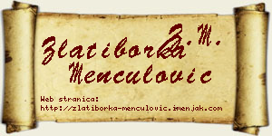 Zlatiborka Menčulović vizit kartica
